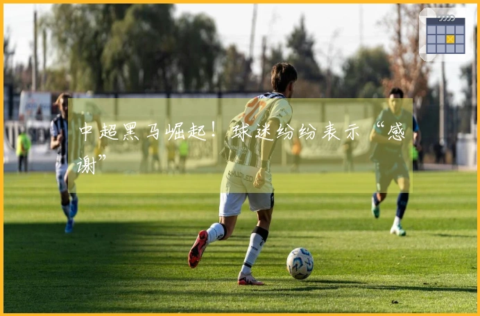 中超黑马崛起！球迷纷纷表示“感谢”